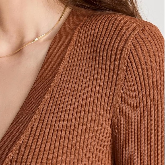 STAUD Shoko Sweater Cardigan Dress - Picture 5 of 9